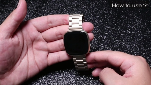 ANCEER Edelstahl Armband Für Fitbit Versa 3 / Sense – Magnetverschluss Mesh Armband, Atmungsaktiv & Stylisch