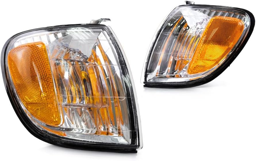 For Toyota Tundra Signal Light Assembly 2000 01 02 03 2004 Pair Driver and Passenger Side Regular/Access Model Replacement For TO2530135, TO2531135 | 81520-0C010, 81510-0C010