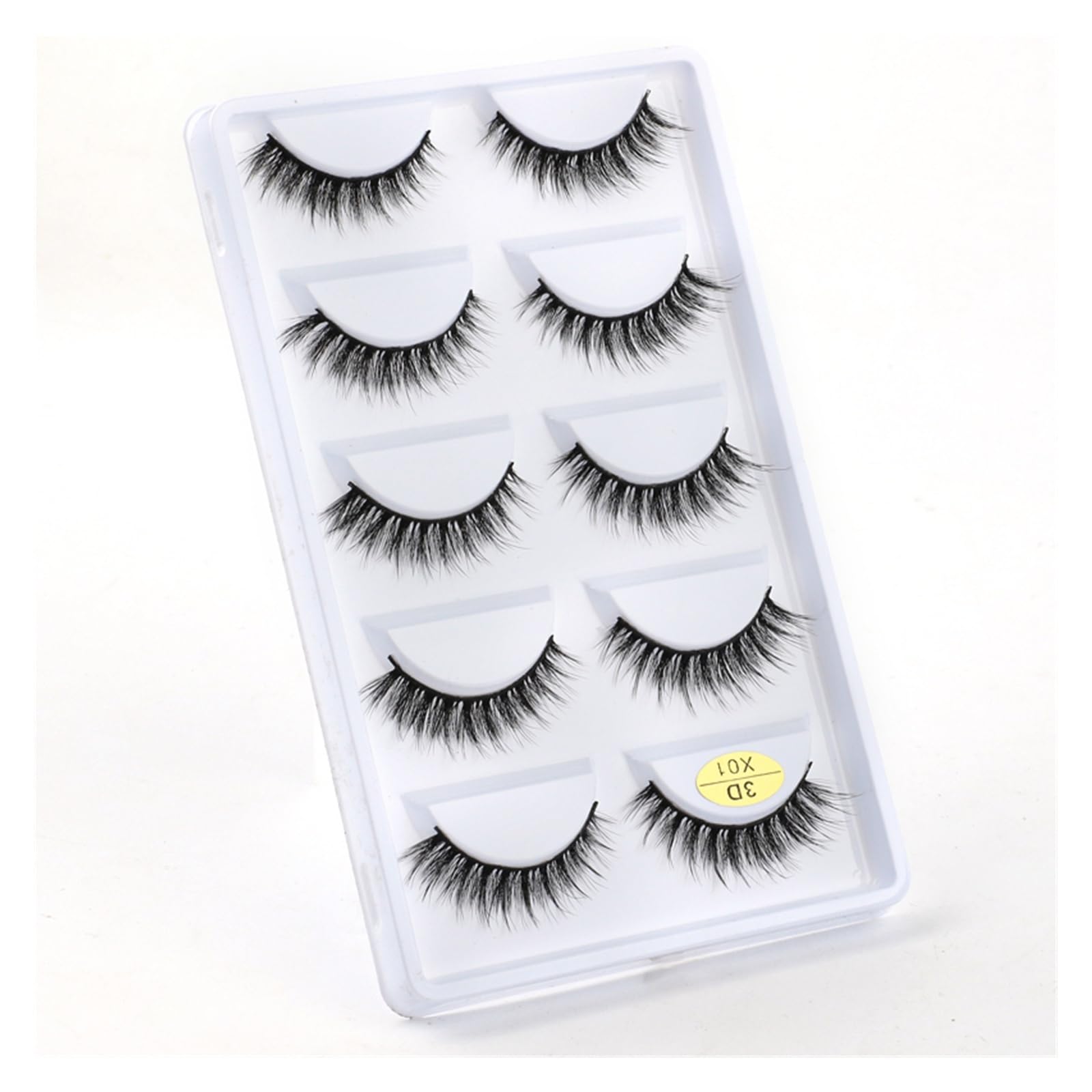 UAMOU 10 50 100 Boxes Mink Eyelashes Fluffy 3D Mink Lashes Makeup Natural Long Volume False Eyelashes Bulk