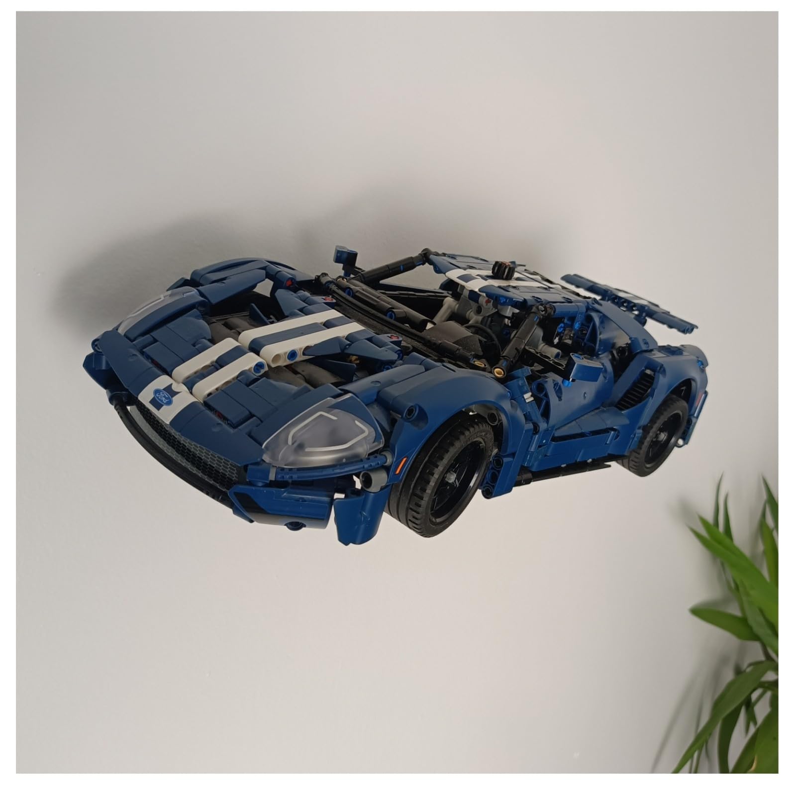 Wall mount compatible with Lego Technic 2022 Ford GT 42154 | Display your model securely | Heavy Duty stainless steel | Car NOT included