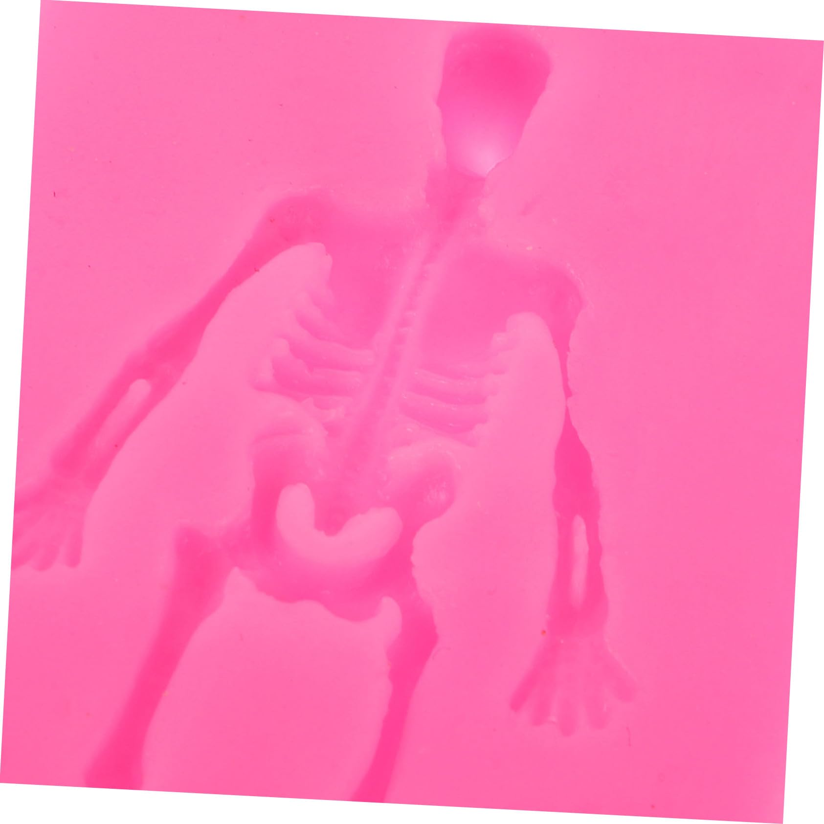 Angoily 3pezzi Stampo in Silicone Per Ossa Per Colata Di Resina Stampo Per Portachiavi Fai Da Te Per Halloween Per Polimerica Per Resina Epossidica