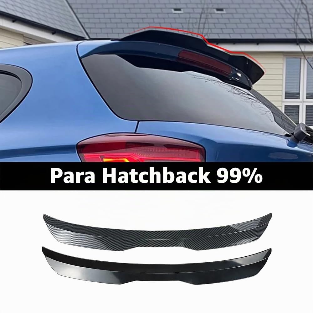 Alerón Trasero,para Fo-rd Puma ST-Line 2019 2020 2021 2022 2023 Hatchback ABS Carrocería Techo Trasero Spoiler Styling Maletero Coche Spoiler Accesorios,A/Black