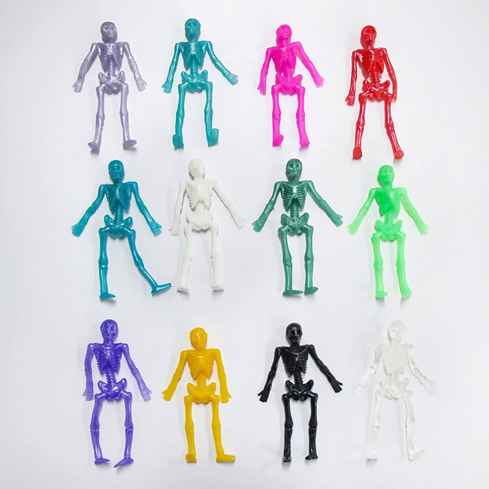 Hüpfendes Halloween- als lustige Partygeschenke weiche Süßigkeitentütenfüller für knifflige Überraschungsartikel für fröhliche Grusel-Dekoration zur Feier (Multicolor, One Size)