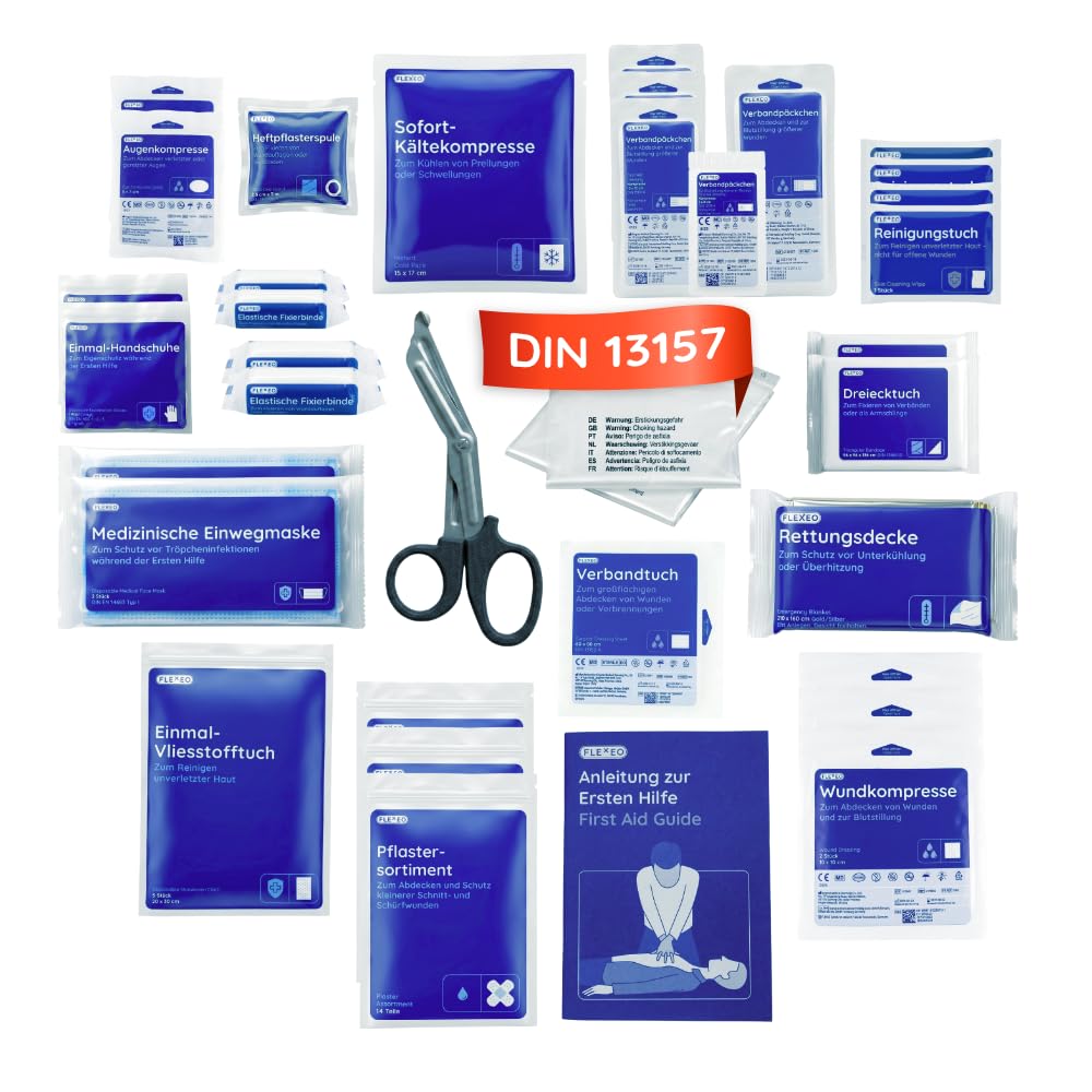 NEUE DIN 13157:2021 Erste-Hilfe-Koffer Nachfüllset Produktbeschreibung