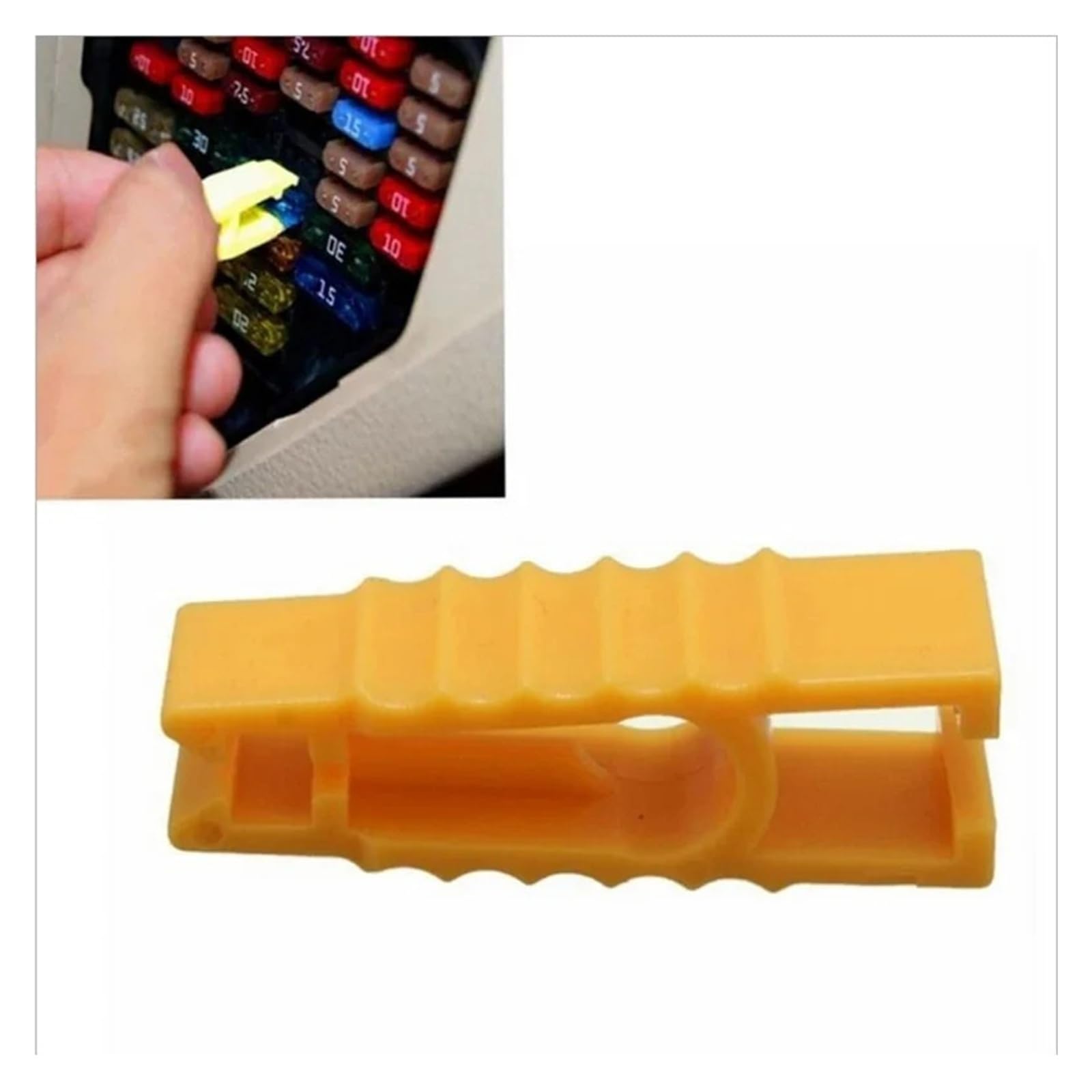 Fuse Puller Car Automobile Fuse Clips Extractor Tool for Blade for Mini (Yellow 2pcs)