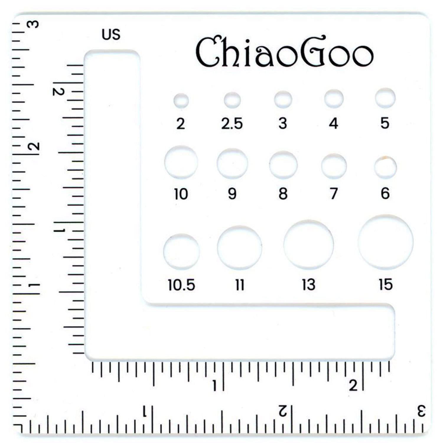 ChiaoGooNeedle Gauge Plastic 7.5x7.5cm - 1pc