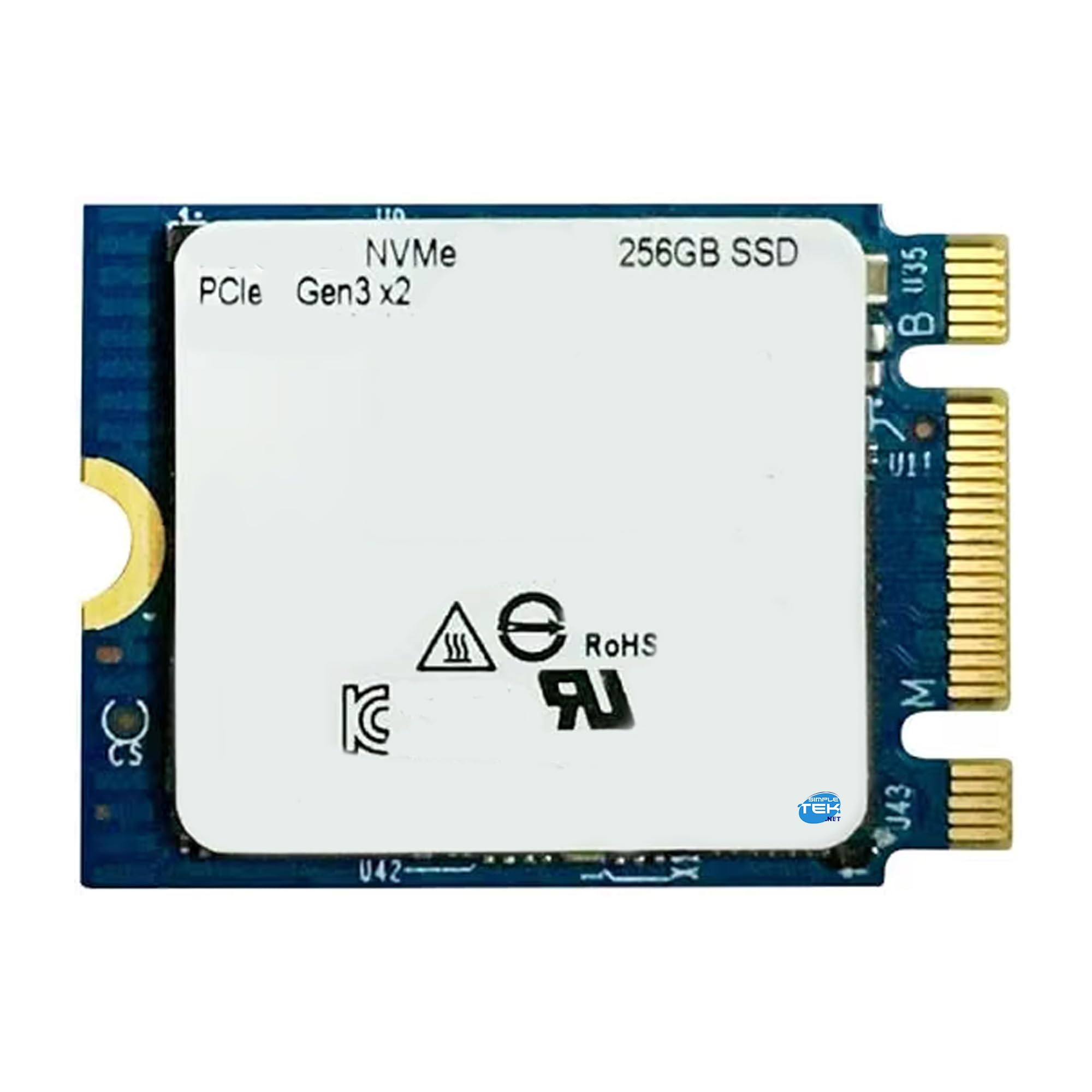 SIMPLETEK - SSD 256GB 2230 M.2 NVMe PCIe 3.0 x2 interno (Ricondizionato)