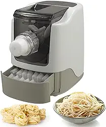 MáQuina De Fazer MacarrãO,MacarrãO AutomáTico De 260W-13 Moldes/Até 480 G De MacarrãO,MáQuina De Fazer MacarrãO DoméStico,MáQuina Espaguete EléTrica Para Fettuccine,MacarrãO,Grey