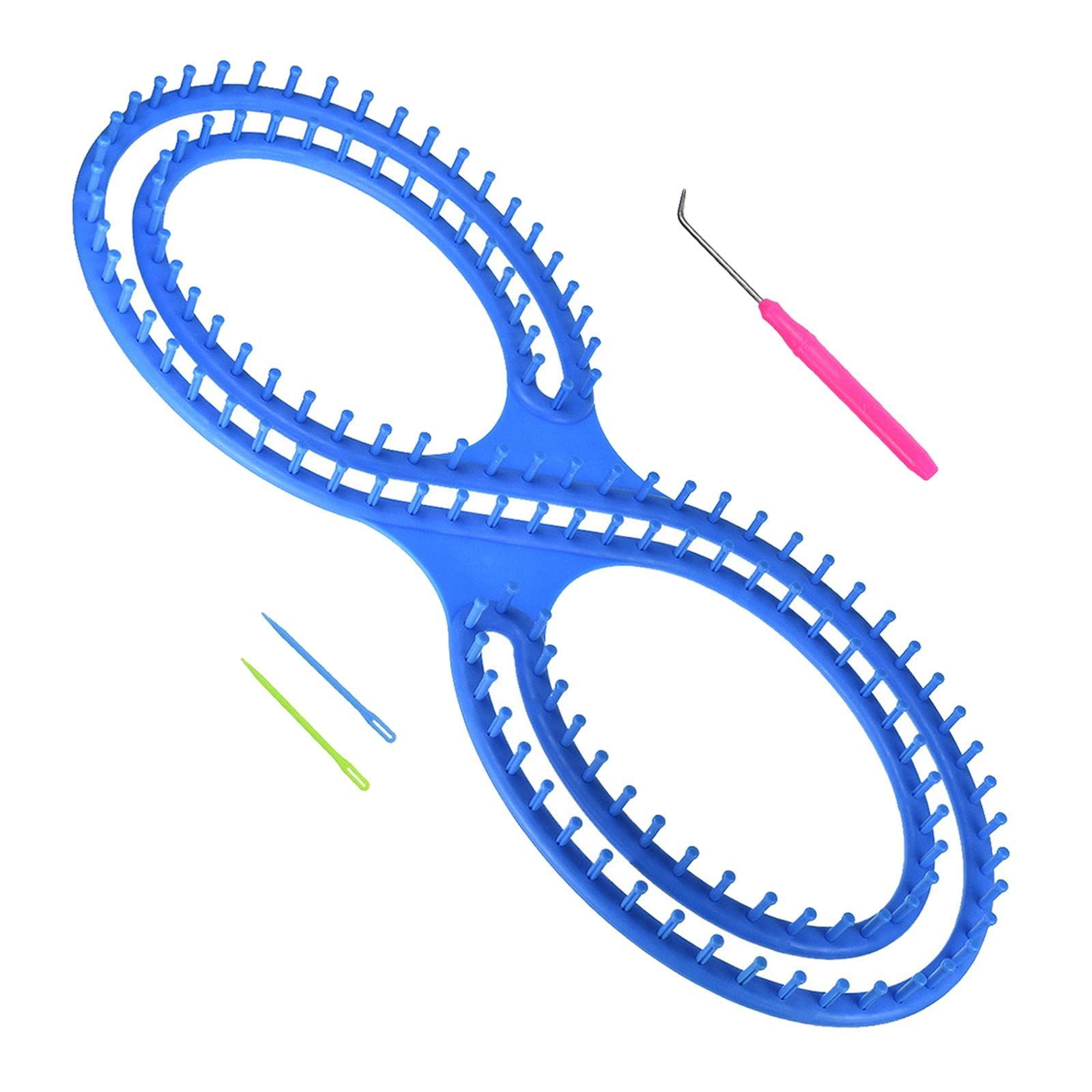 Yiju Afghan Loom Knitting Board Weaving Tool Kit DIY Shawl Scarf Sweater Knitter