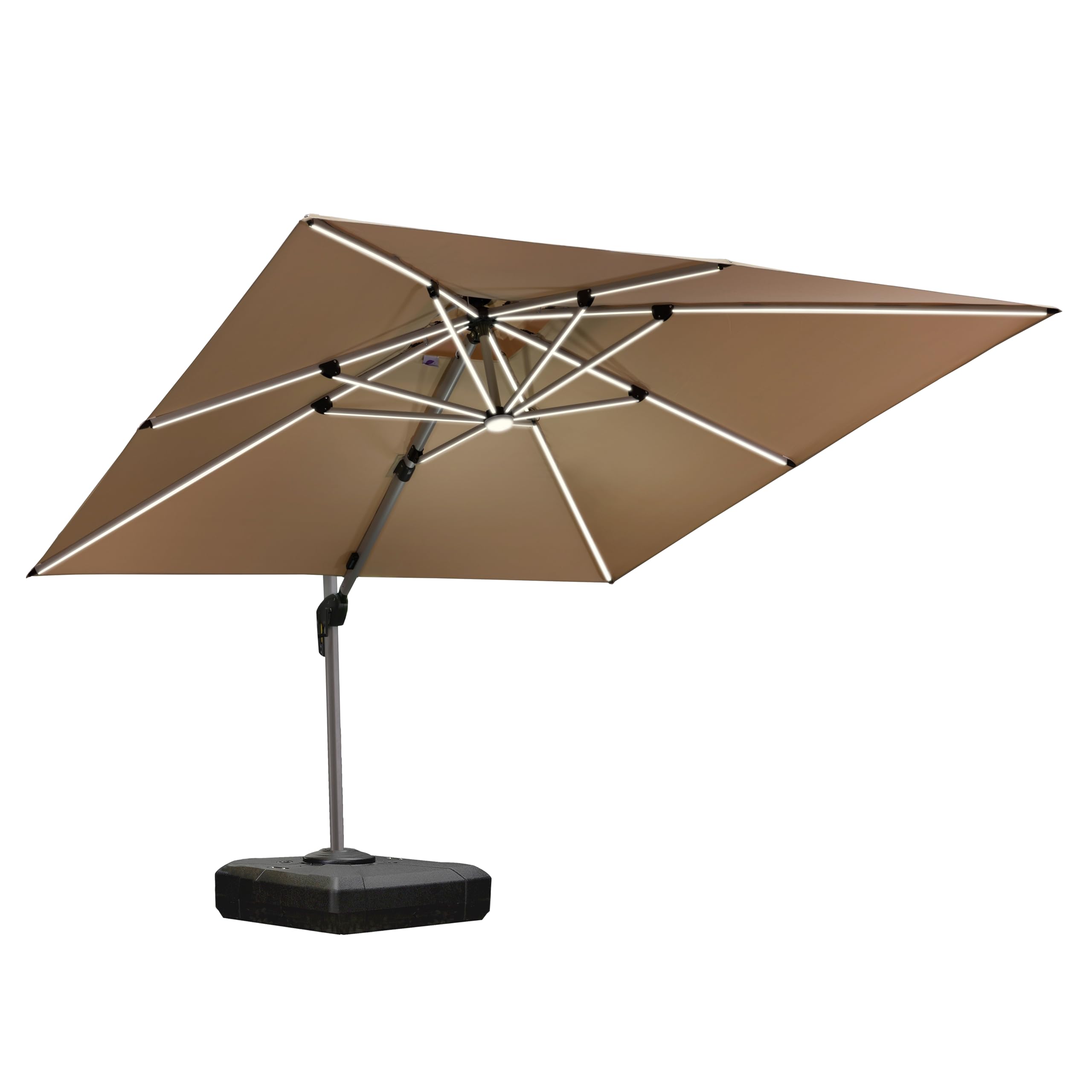 Amazon.com : PURPLE LEAF 10 Feet Double Top Deluxe Solar