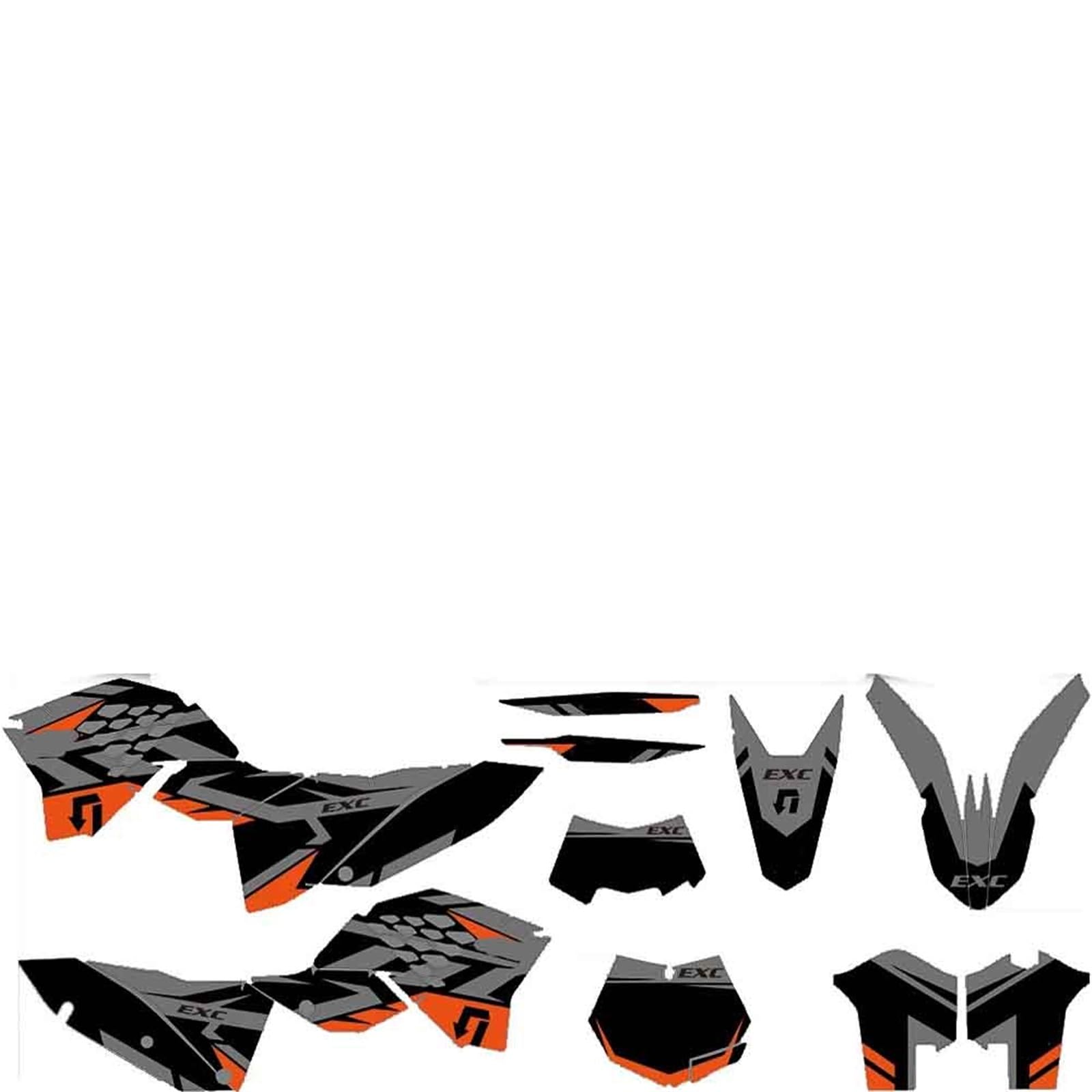 Kit Autocollant Graphique pour EXC et SX, idéal pour vos sorties enduro