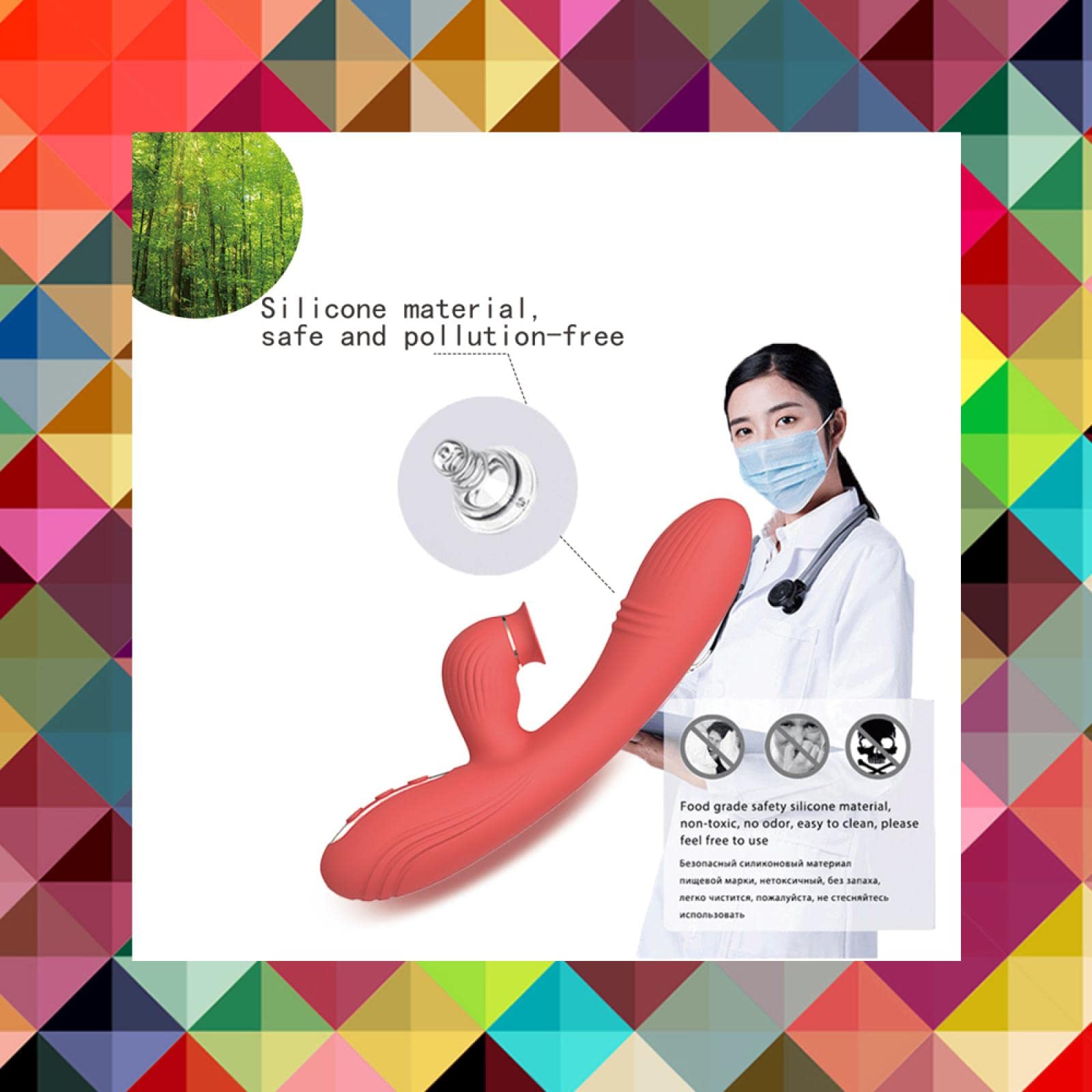 Dona Vibratori Vibratore clitorideo femminile per donne Vibratore punto G Clitoride Clitoride Stimolatore vuoto Dildo Giocattoli sessuali per adulti 18