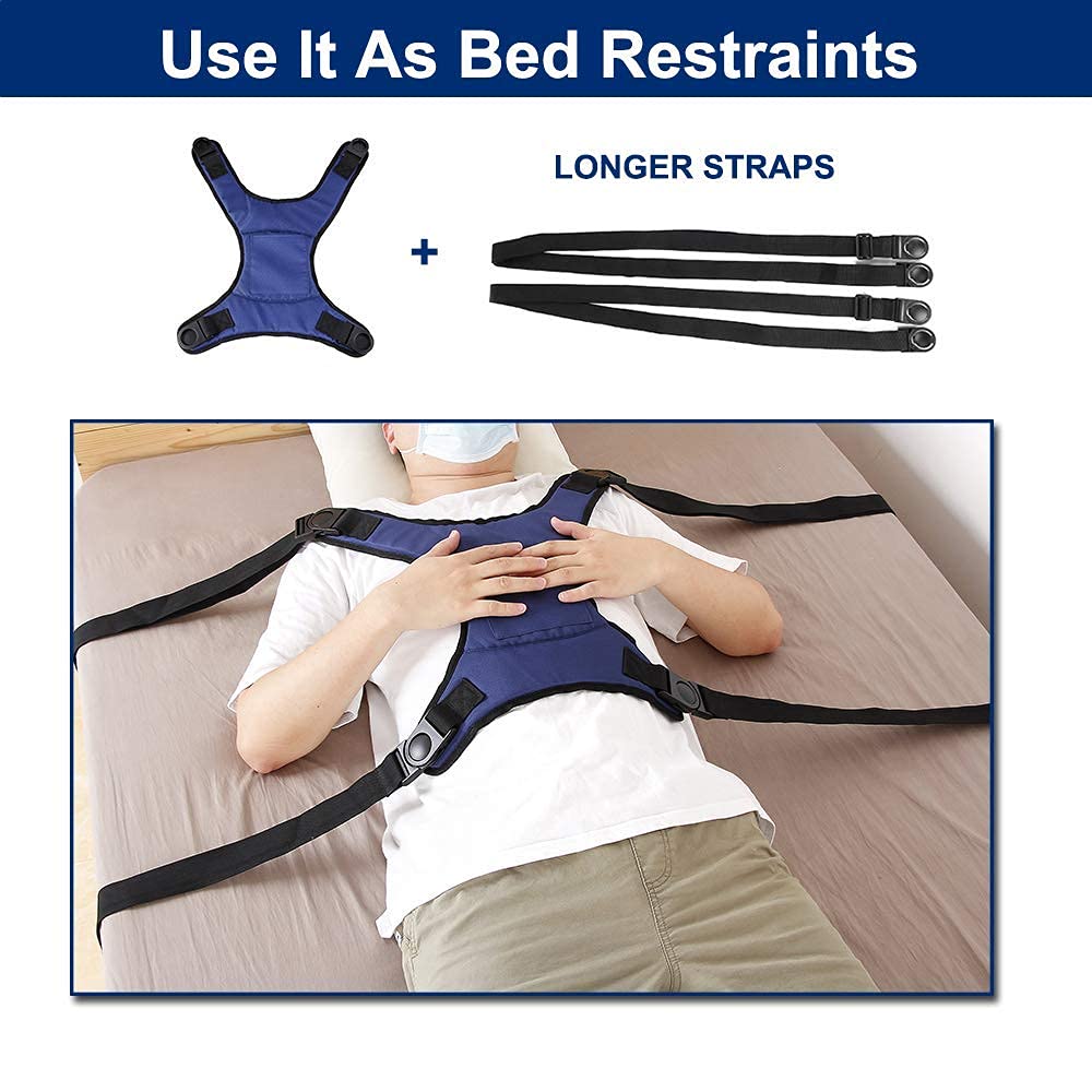Buy Wheelchair Seat Belt Bed Restraints Safety for Elderly Wheelchair