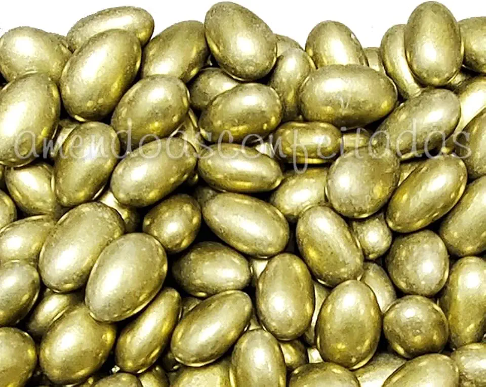 Amêndoas Douradas Confeitadas para Toque Especial