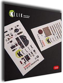 Reskit K48059 1/48 P-51H Mustang Interior 3D Decals for Modelsvit kit Model