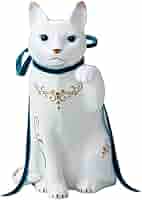 ノリタケ　猫　ネコ　置物　Noritake　高さ約１５ｃｍ Amazon.co.jp: Noritake ノリタケ 置物 直径約15cm・短径約12cm