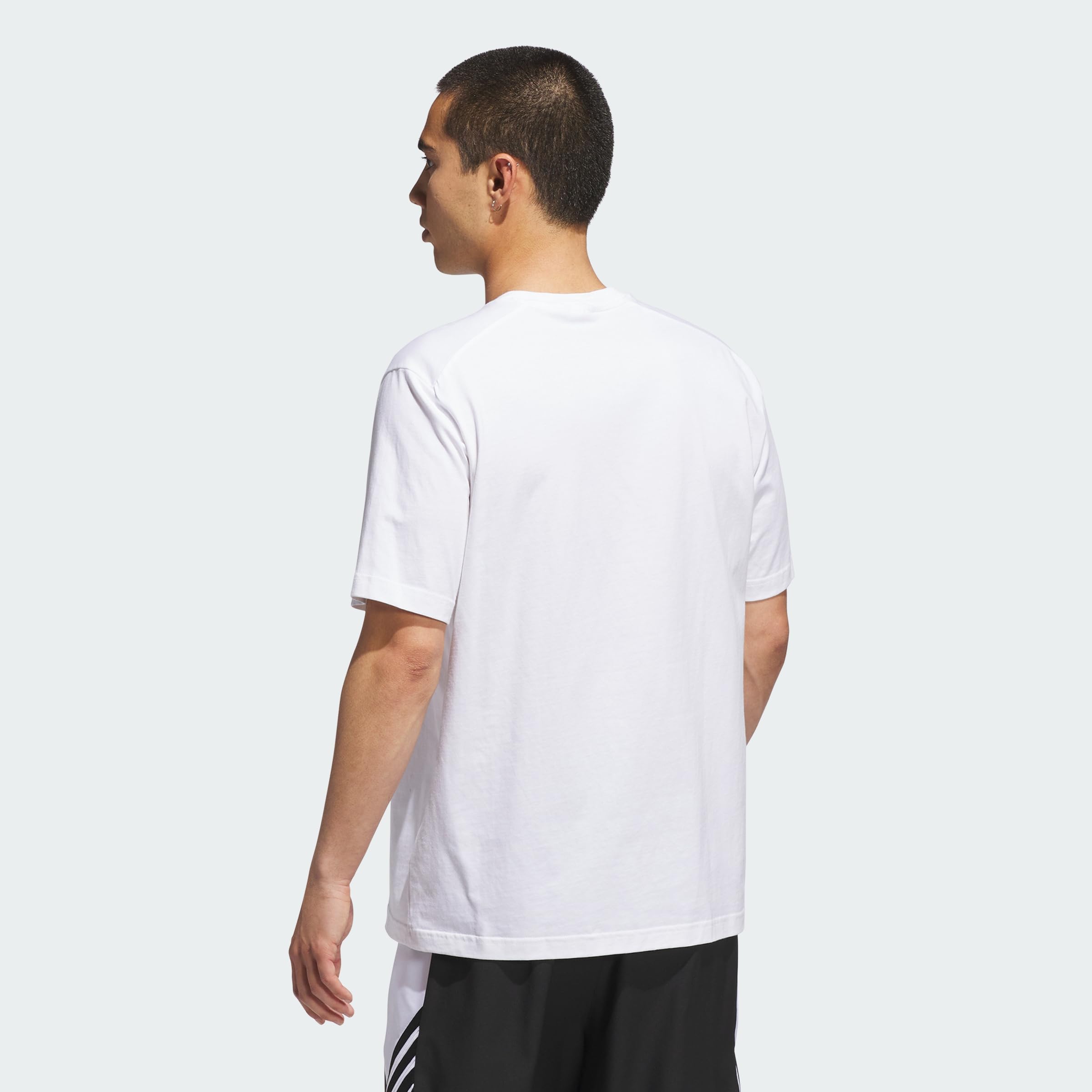 adidas Męski t-shirt z grafiką do koszykówki