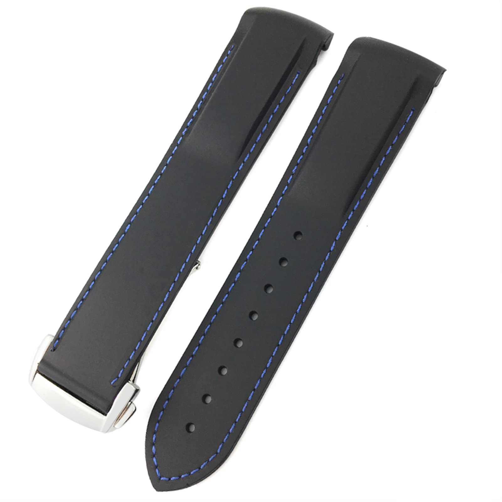 Correa de Reloj de Silicona de Goma 22 mm Correa para GMT Diver 300 4