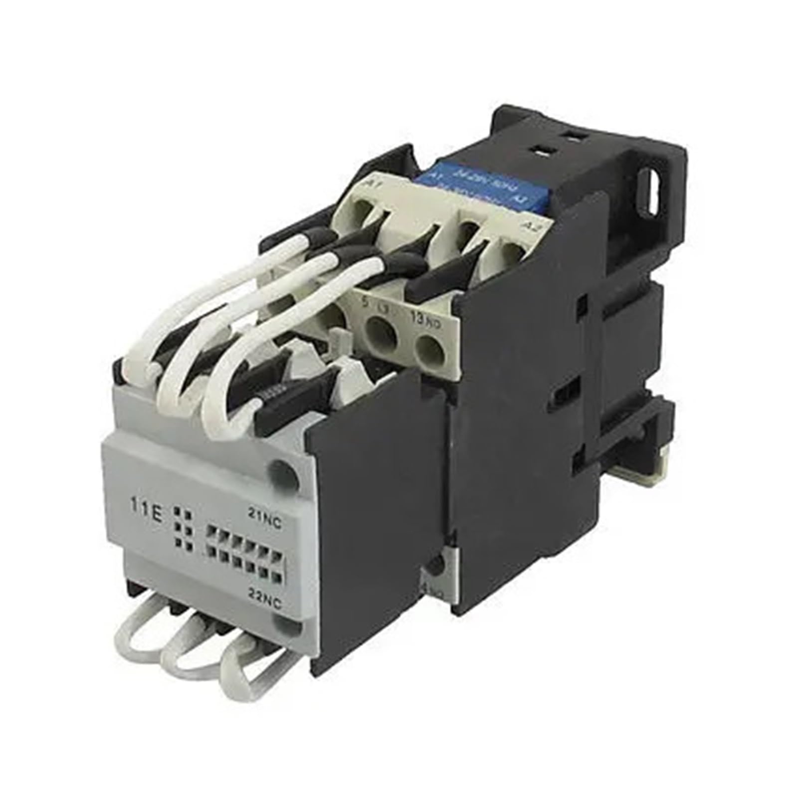 Interfaz de usuario de control de motor de 500 V con contactor de 25 A + bloque de contactos auxiliares de 24 V