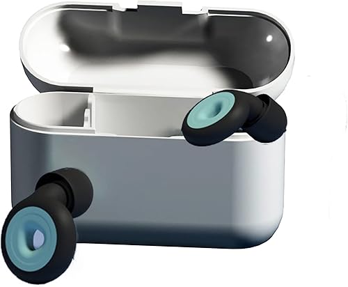 Tapones para los oídos para dormir con cancelación de ruido, tapones para los oídos con cancelación de ruido para dormir ronquidos de 30 db, tapones