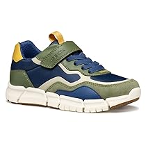 Geox J FLEXYPER Boy A – Scarpe da Ginnastica Bambino, Military, Blue,