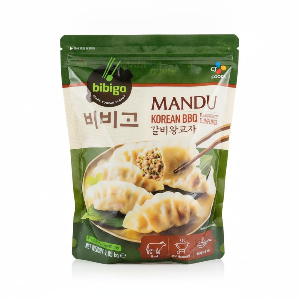 Mandu Korean BBQ - Empanadillas Coreanas Rellenas de Ternera y Verduras - Sabor Tradicional Barbacoa Coreana - Formato Familiar de 1,05kg - NEXU