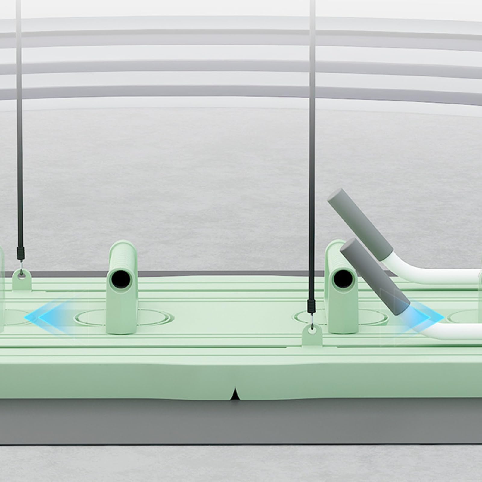 Pilates Reformer Set Entrenamiento Corporal Completo Portátil Plegable para | Tabla Abdominales Core Equipo Pilates Rehabilitación, recuperación posparto, acondicionamiento bailari