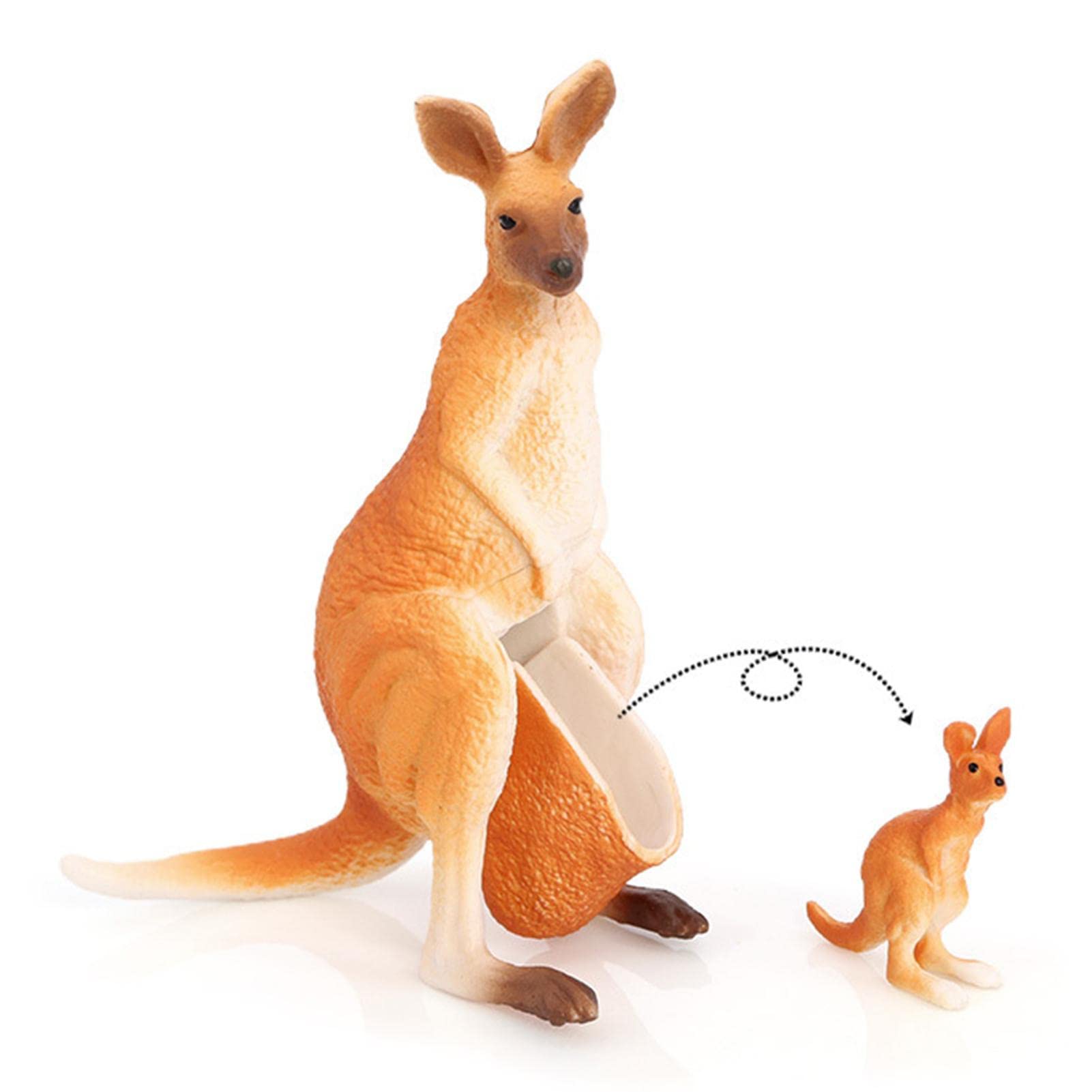 Amazon.co.jp: カンガルーのおもちゃの置物,シミュレートされた野生の
