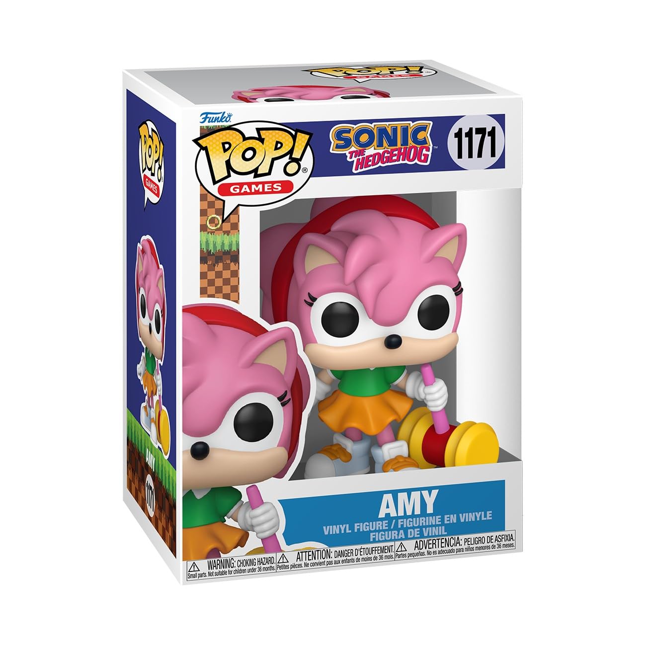 Funko Pop Games 1171 Sonic the Hedgehog Amy Vinyl Figure