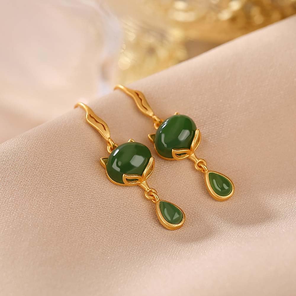 LLXYWJ Pendientes de aro pequeños de Doble de Plata de Ley, Pendientes de con Personalidad para Hombres Wen