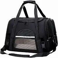 Bolsa de Transporte para Pet, Cachorro, Gato e Coelho com Ventilação em 4 Lados, Dimensões 43 x 25 x 28 cm.