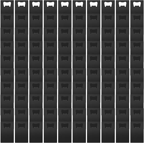 Paquete de 100 abridores de botellas de tarjetas de crédito, abrebotellas de metal para tarjetas de cerveza, tarjetas de póquer, abrebotellas,