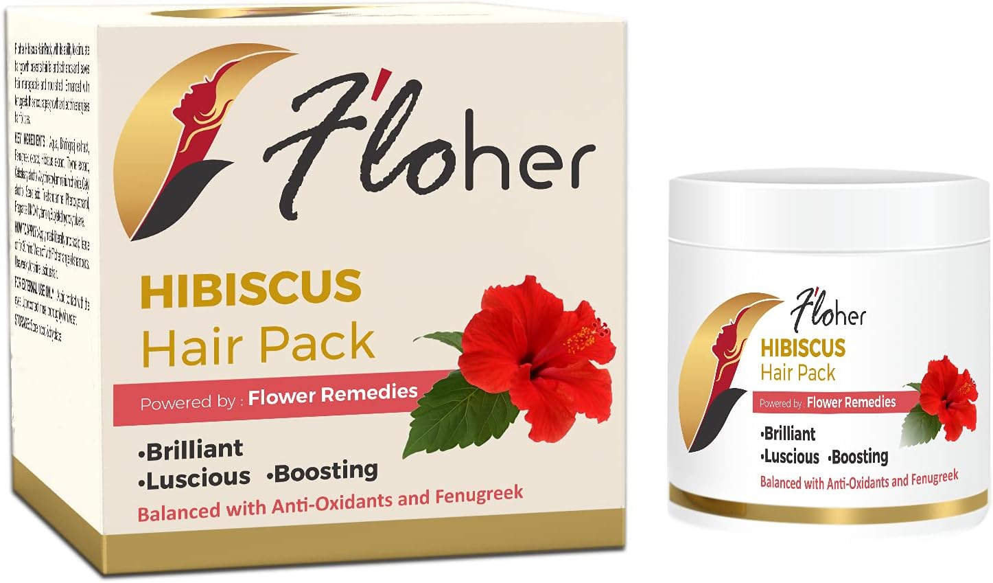 Floher Hibiscus Hair Pack: 100 Gm
