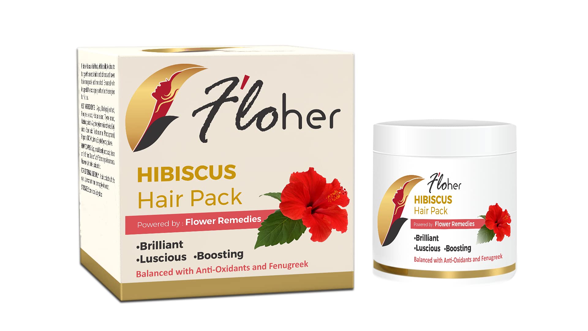 Floher Hibiscus Hair Pack: 100 Gm