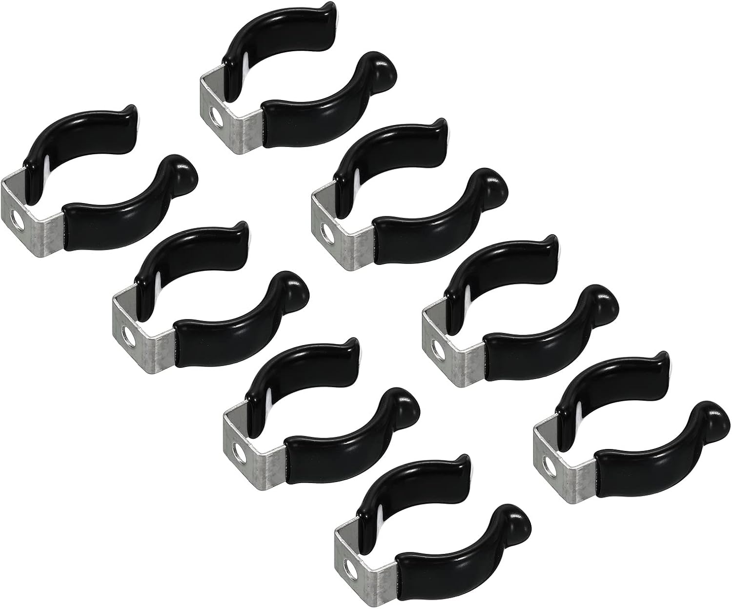 MECCANIXITY T8 U Clips Holder Bracket for LED Light Bulb Mounting Bracket Support Stainless