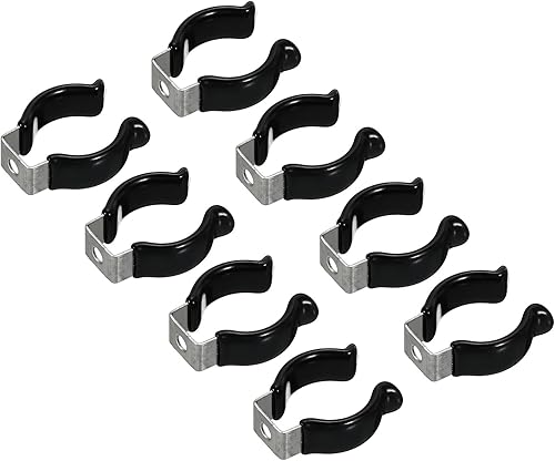 Miniatura 10 de MECCANIXITY T12 U Clips Soporte de montaje para bombilla LED Soporte de montaje de acero inoxidable Tubo fluorescente Abrazaderas de tubo Soporte de