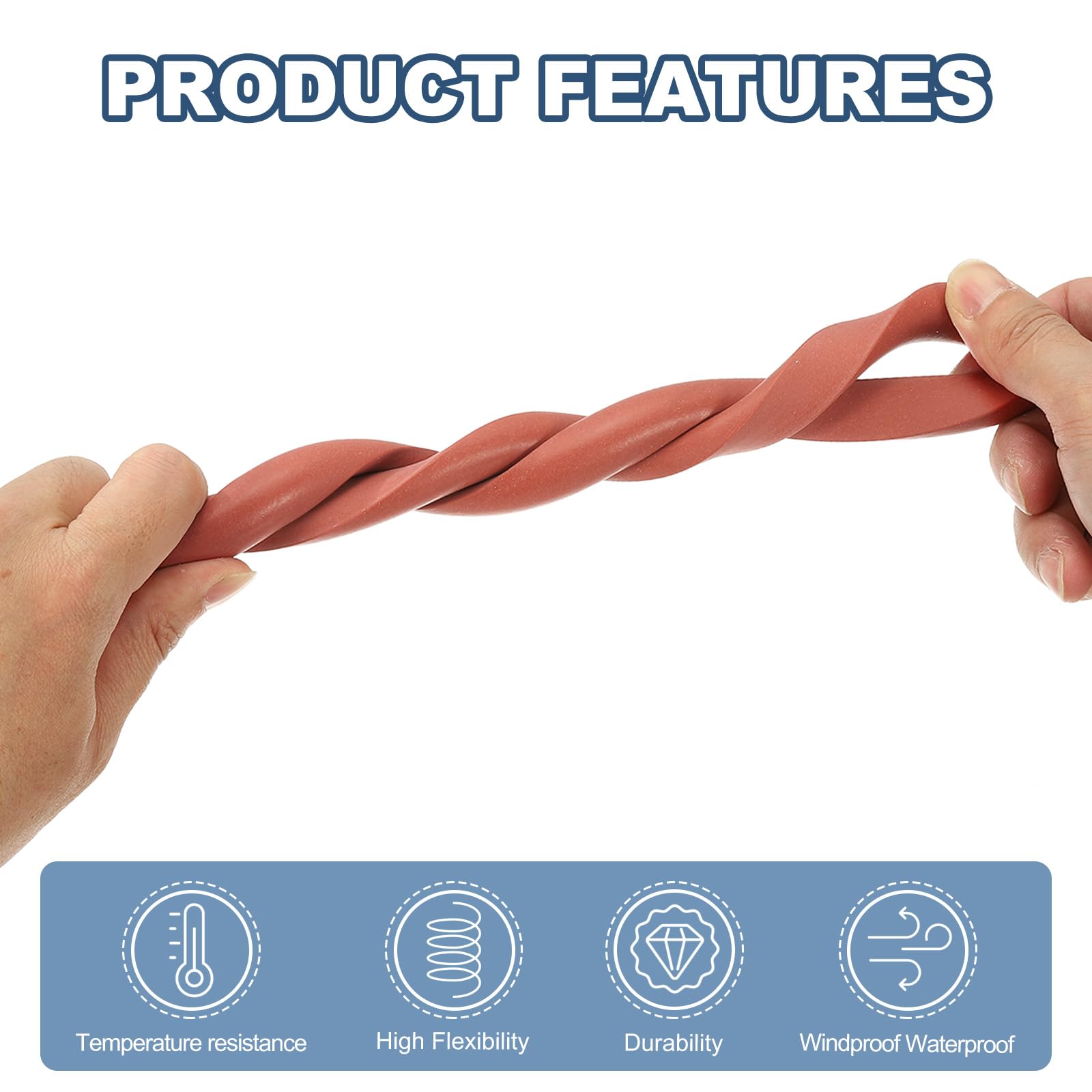 PATIKIL Silicone Foam Seal Strip - Image 3