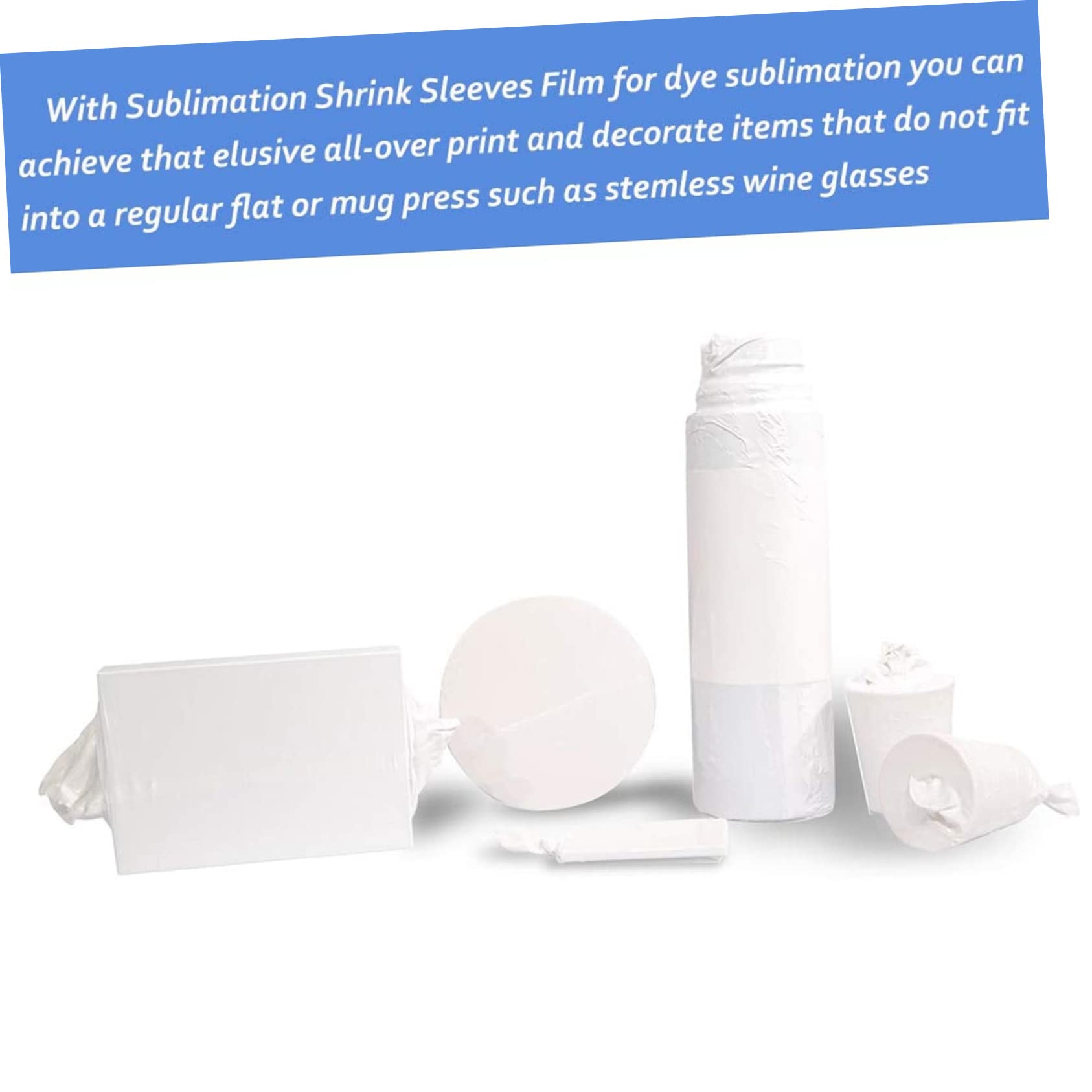 20 Schrumpffolien Für Sublimation – 13x26 Cm, Hitzebeständig, Geruchsfrei, Ideal Für 20-oz-Becher Und Tumbler