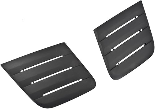 Yates Performance Roush 422083 Extractores de calor de ventilación de campana negra para Mustang 2018-2022