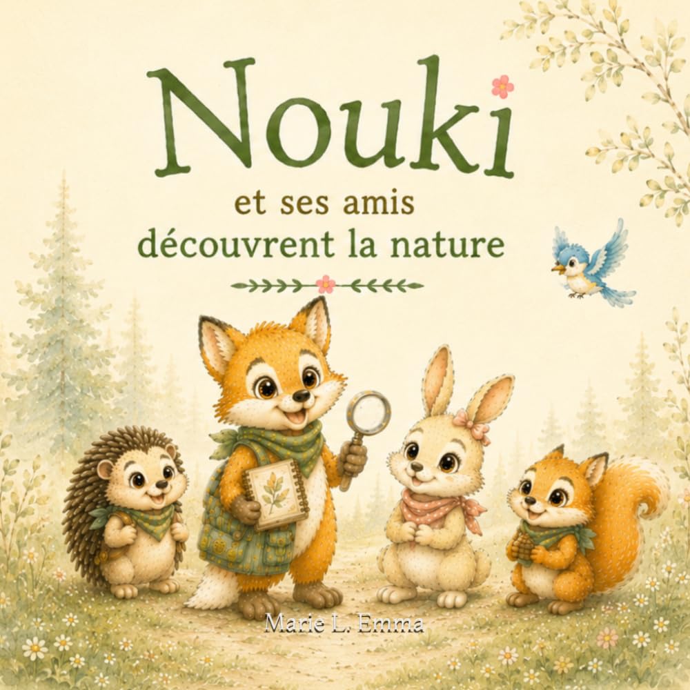 Nouki et ses amis découvrent la nature: Une histoire douce et apaisante pour découvrir les émotions, la nature et grandir à son rythme.