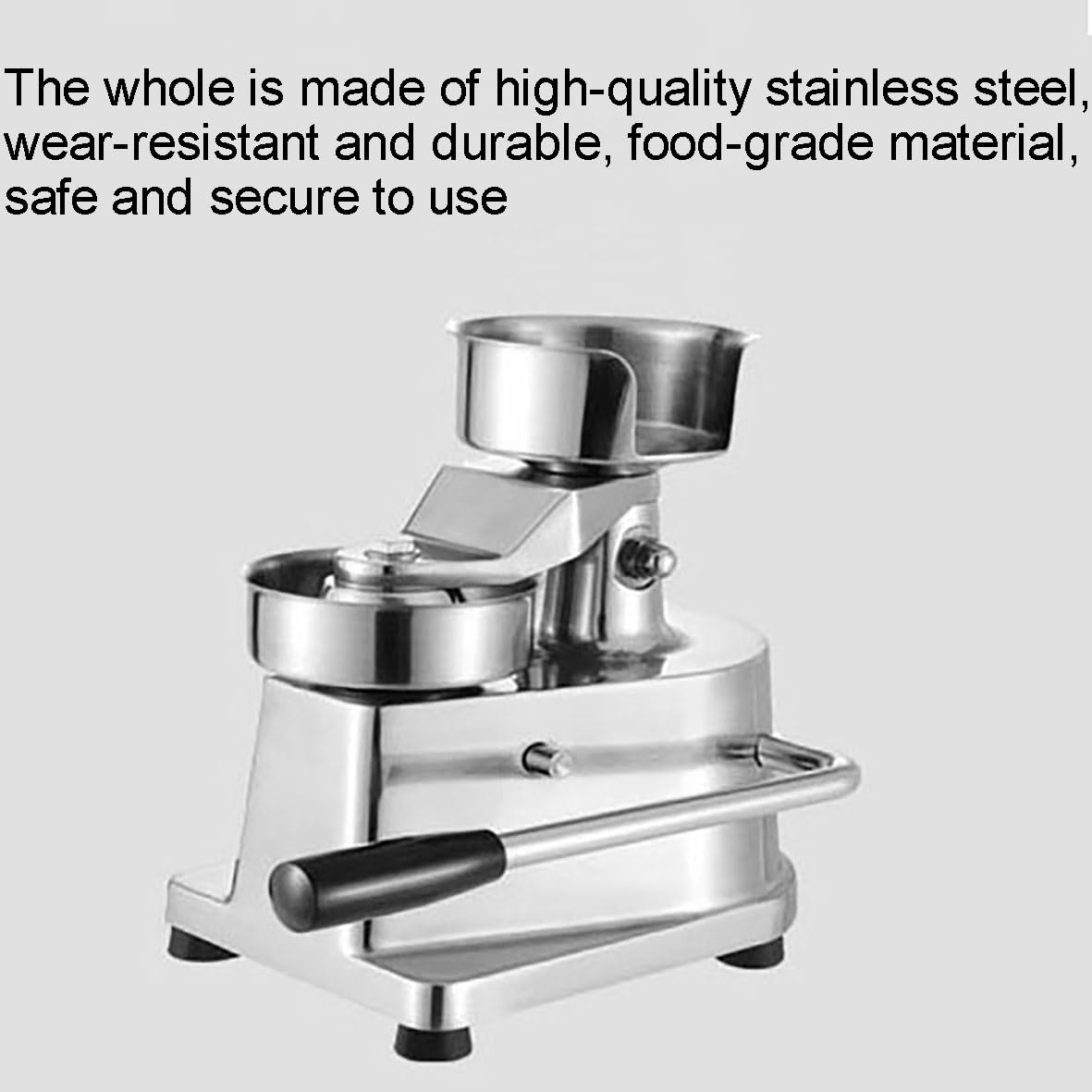 Kommerzielle Hamburger Patty Maker Hamburger Patty Press Molding Maker Edelstahl Heavy Duty Rindfleisch Patty Maschine (Patty Durchmesser 10 cm)