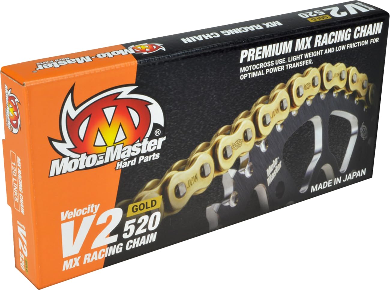 Moto Master Catena Moto Offroad V2 Gold leggera e resistente - Passo 520
