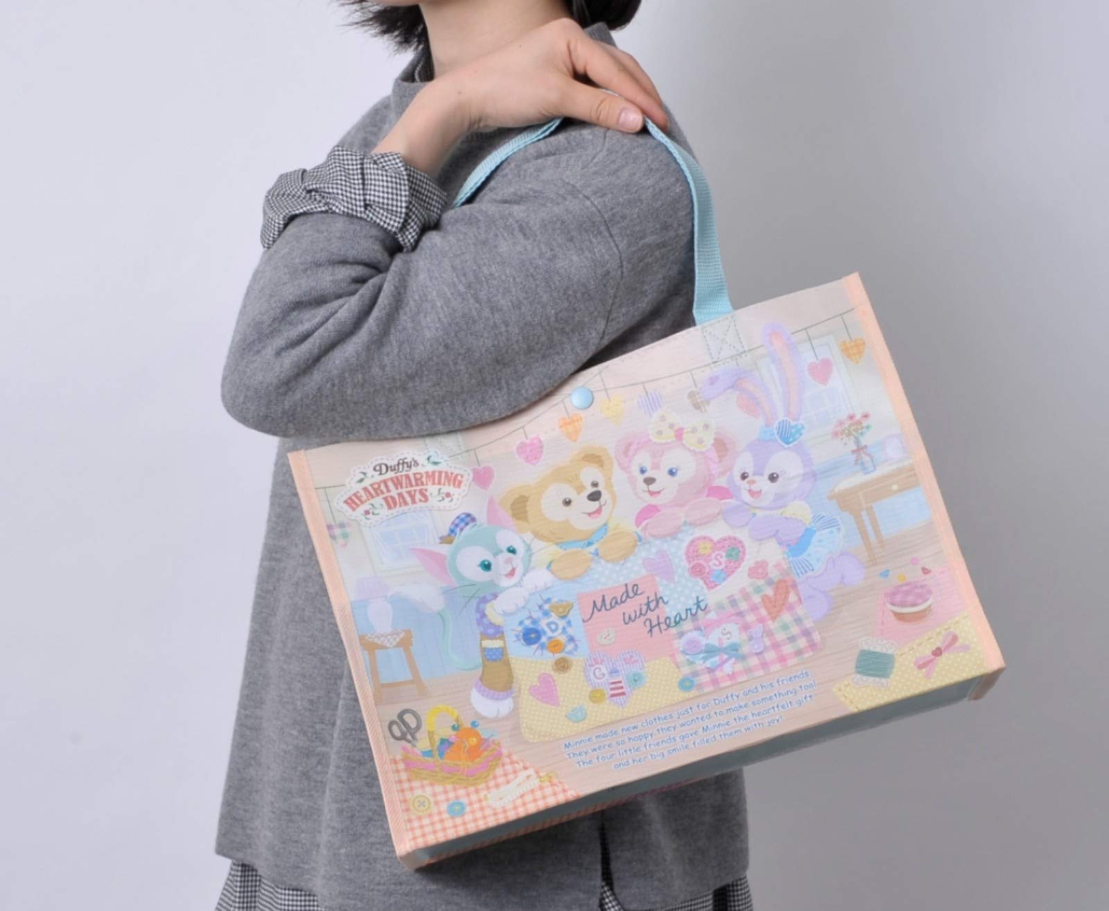 Amazon.co.jp: ダッフィー＆フレンズ ショッピングバッグ ダッフィーの