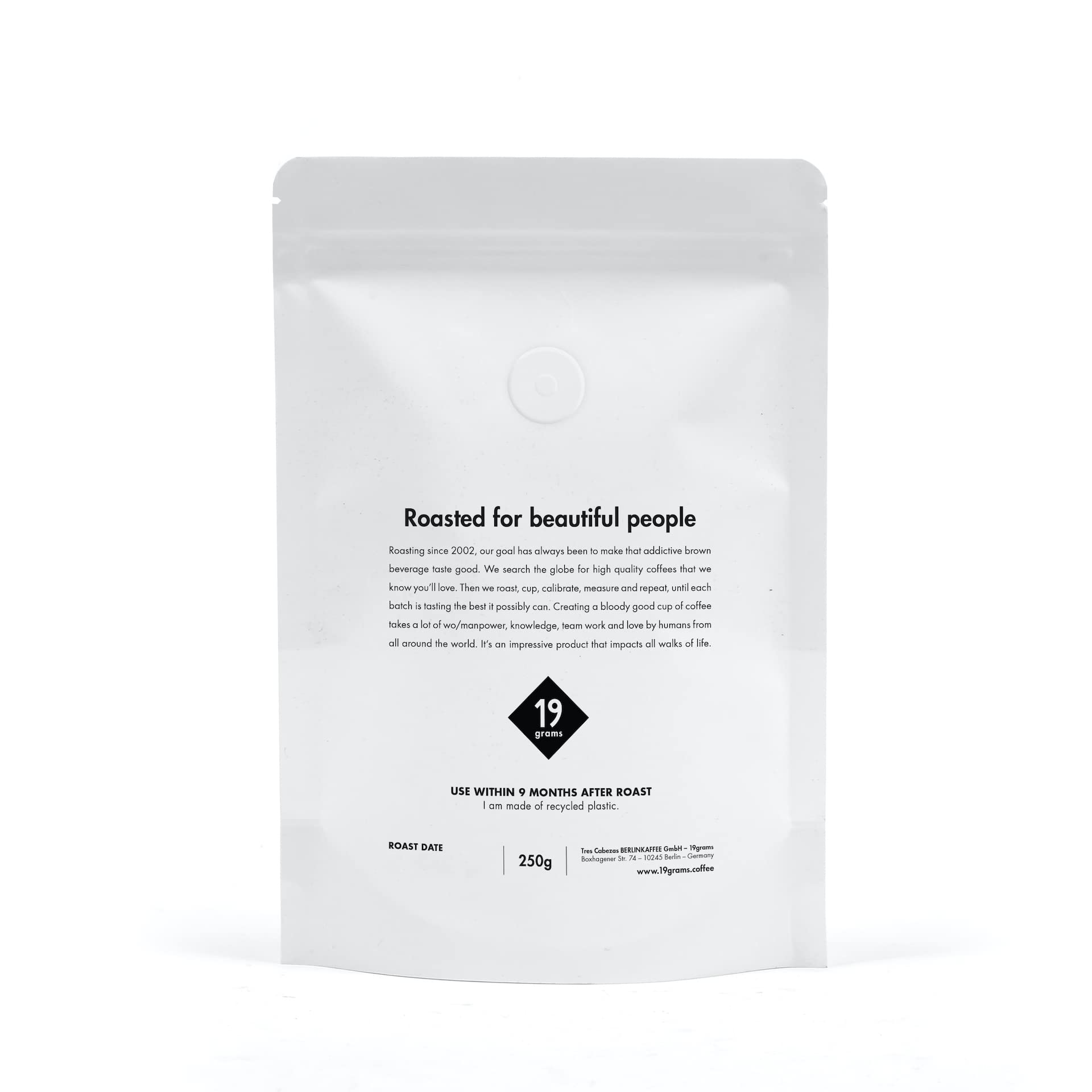 Endless Summer Espresso | 1kg ganze Bohne | fair & nachhaltig | frisch geröstet | 100% Arabica Kaffeebohnen | specialty coffee | 19grams Kaffeerösterei