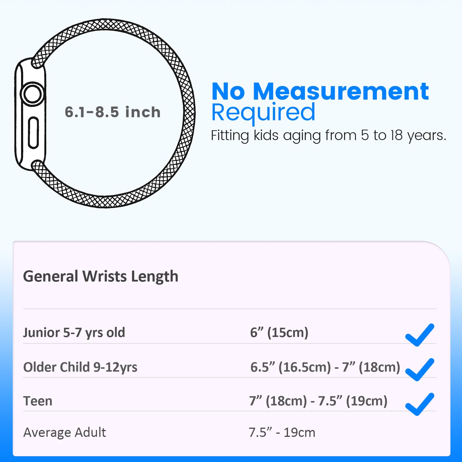 Bracelet Solo Loop extensible pour enfants Apple Watch SE3/SE2/SE et Series 11/10/9/8/7/6/5/4/3/2/1, bracelet de sport en nylon élastique souple pour enfants filles et garçons, iWatch 38 mm, 40 mm, 41