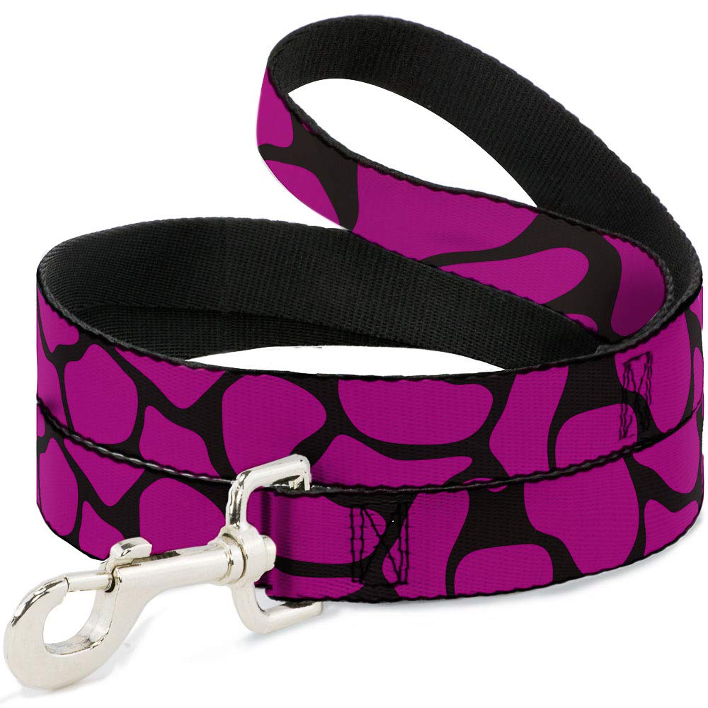 Laisse pour chien Buckle Down résistante à pois fuchsia pour stopper les tractions