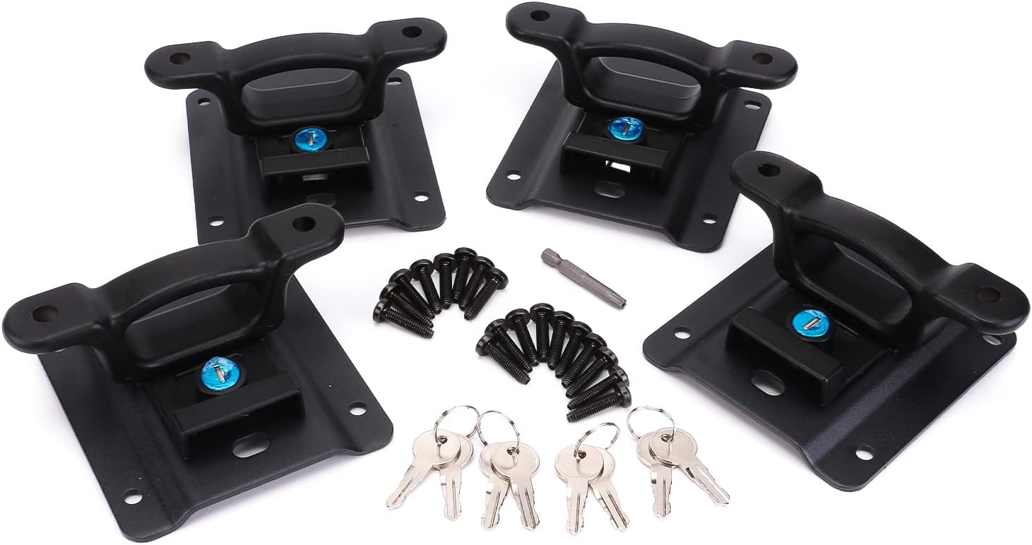 Bed Tie FL3Z-9928408-AB Down Anchors Truck Cargo Bed Tie Downs Boxlink Cleats with Plates Compatible with Ford F150 F250 F350 2015-2021