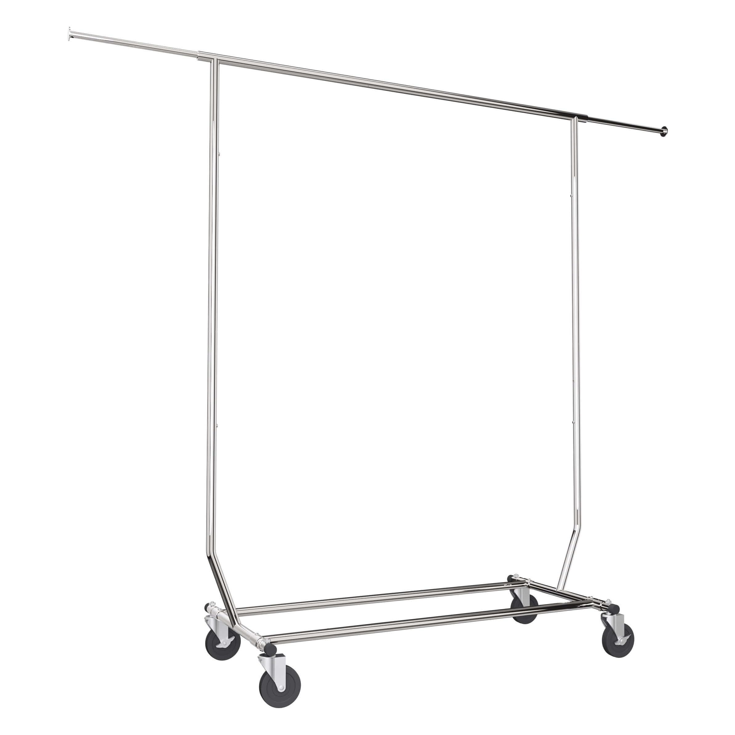 Konfektionsständer Chrom verstellbar 167-178x129-189x55cm