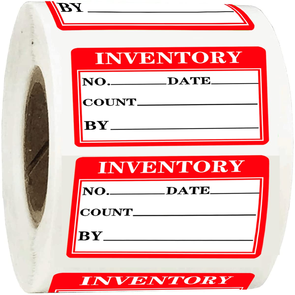 Inventory Labels Inventory Organizer Stickers 2 x 3 Inch Inventory Control Labels Count Date by Control Labels Warning Stickers for Management,Inventory,Shipping,Handling,Packing,Moving 250 Pcs