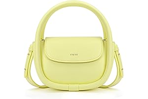 Designer Top Handle Neon Yellow Purse